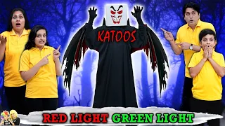 Download RED LIGHT GREEN LIGHT | KATOOS - Halloween Special | Horror Family Challenge | Aayu and Pihu Show MP3