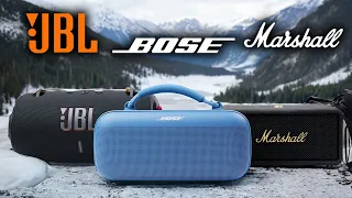 Bose Soundlink Max VS JBL Xtreme 4 VS Marshall Middleton Who Takes The Crown