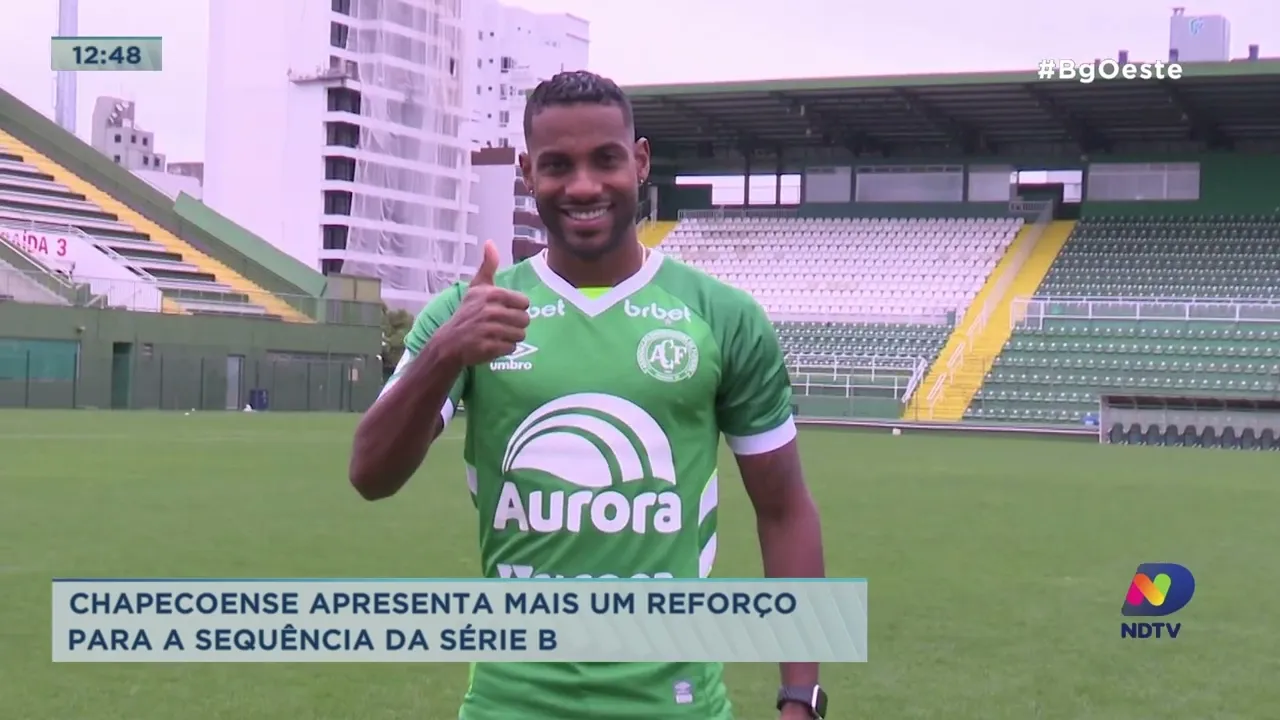 Chapecoense apresenta mais um reforço para a sequência da Série B