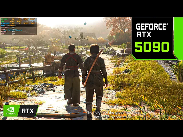 Assassin's Creed Shadows : RTX 5090 32GB ( 4K Maximum Settings RTX ON / DLAA ON )