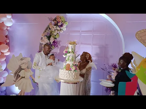 Download MP3 AMBERAY AND RAPUDO CUT THEIR DAUGHTER 1ST BIRTHDAY CAKE AT HER EXPENSIVE PARTY