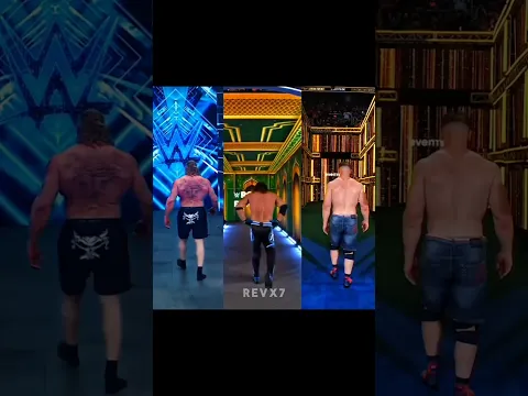 Lesnar x Styles x Cena in their Prime 🥹 "Then Vs Now" Edit