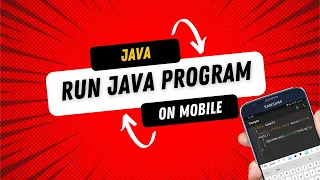 How to run java program on mobile Java programming for beginners