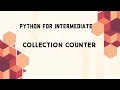 Collection Counter in Python Code Initiatives