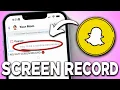 How to Screen Record Snapchat Without Them Knowing - FULL GUIDE