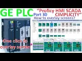 GE software Proficy Cimplicity HMI SCADA how to overlay screens by using mouse up action