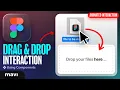Creating an Animated Drop Your Files Here Interaction in Figma - Prototyping Tutorial