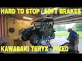 Repairing A Kawasaki Teryx With Weak Brakes And Stopping Issues
