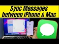 How to Sync Messages from iPhone to Mac in 2026