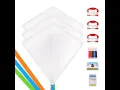 Mint's Colorful Life Diy kite bulk party favor pack,how to assemble the kites instruction.