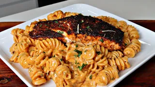 You’ve NEVER Made Creamy Salmon Pasta Like This! TOO GOOD 🤤🔥