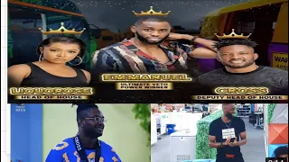 bbn emmanuel wins ultimate veto power liquorose as hoh u0026 cross as dhoh bbnaijaseason6 emmarose