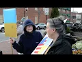 Pro-Ukraine demonstration in downtown Statesville