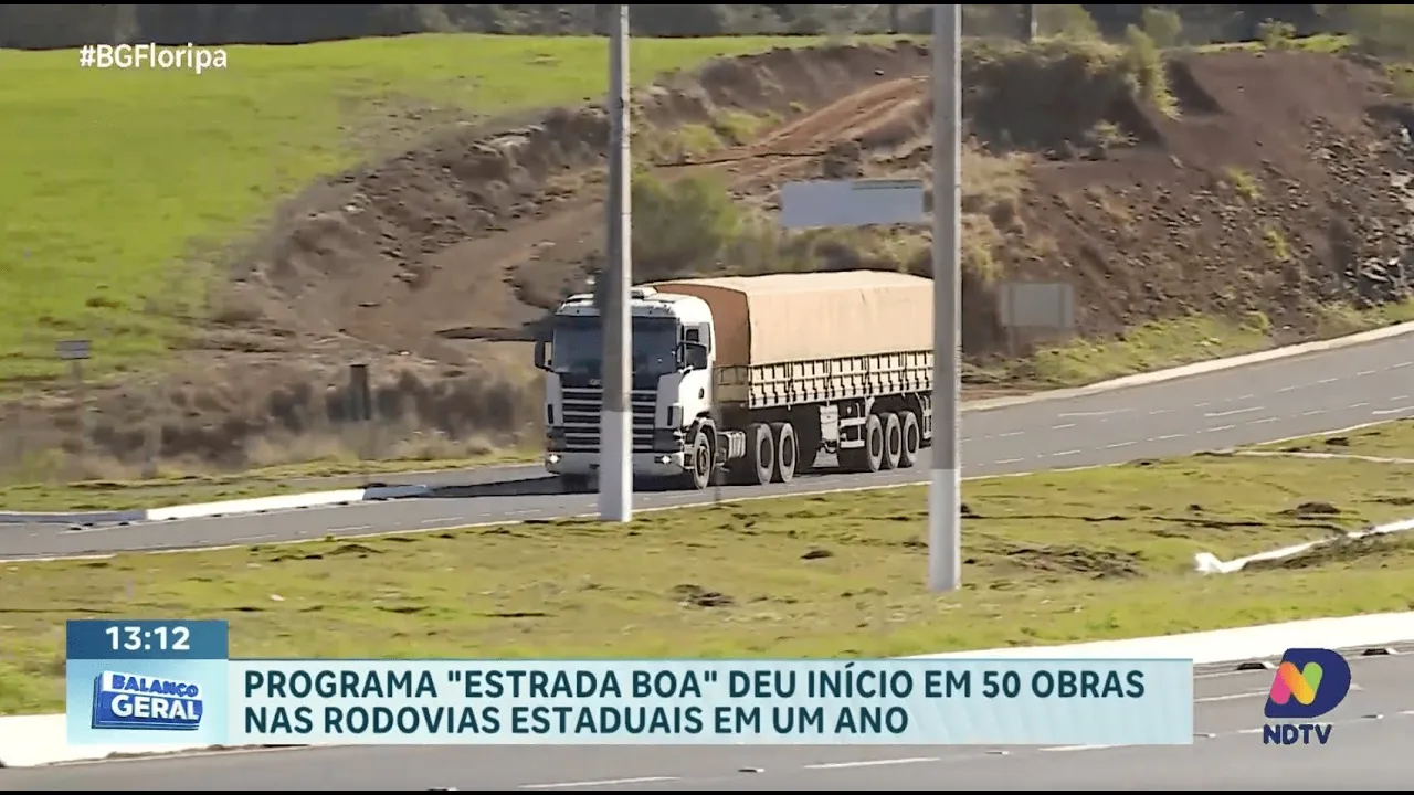 Programa "Estrada Boa" avança com 50 novas obras nas rodovias estaduais