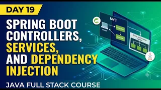 Day 19 Spring Boot Controllers Services Dependency Injection Explained Java Full Stack Course