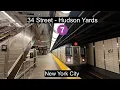34 St - Hudson Yards Subway Station Tour 4K Manhattan NYC Walk