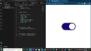 Learn how to create a toggle button using HTML CSS