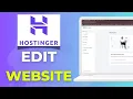 How to Customize the Header and Footer in Hostinger Website Builder