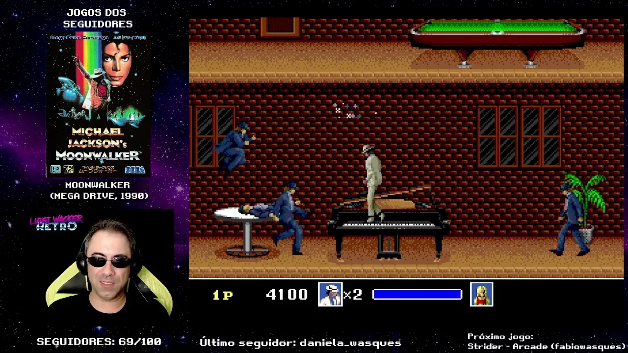 Moonwalker (Mega Drive) - 3° Dia (Jogos dos Seguidores)