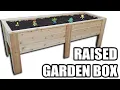How to Build a MASSIVE Raised Garden Box - Free Plans