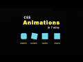Learn CSS Animations In 7 Minutes - For Beginners