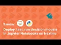 Notebook to Nextmv Deploy run and test Python decision models for optimization