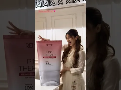 ✨ SHIVANGI JOSHI TRIES RENÉE PINK THERAPY CREAM 💗 | Firming & Brightening #ShivangiJoshi #Ad