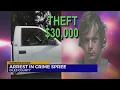 Arrest in Giles County crime spree