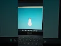 Snowman drawing using python