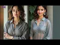 Download Lagu [4k] Real Indian Ai Lookbook Model - Grey colour Saree - Saree Lookbook Indian Art #ai #art 