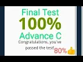 CISCO Final Test Answer Advance C Code riders