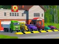 Download Lagu Flatbed Truck Mcqueen | Transportation with Truck - Pothole vs Car #11 - BeamNG.Drive