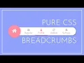 How to create the Breadcrumbs Using HTML and CSS