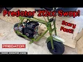 Hover Hearts Mini Bike Gets a Predator 212 Doubled the Power on the Worlds Cheapest Mini Bike
