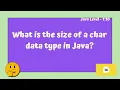 FullStack Factoids Java 1 10