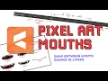 Live 2D Tutorial Rigging your PIXEL ART VTUBER S MOUTH on Live2D by snapping between forms