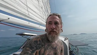 Sailing to Ao Po Marina while Battling an Unreliable Outboard Motor in Thailand