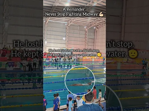 50m Underwater Competition 🏊🏻 #swimming #apnea # #swimmingtips #underwater