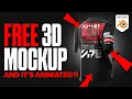 FREE 3D Tshirt Mockup Blender3D Tutorial