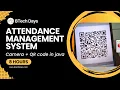 Attendance Management System using Camera QR Code - Java JFrame Netbeans MySQL Complete Project