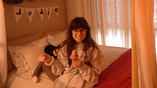 my improved mental state as shown by the whimsy of my bedroom