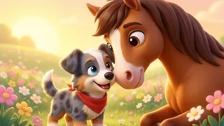 Lupo y Wolly el Caballo 🐴🐶 | Canción Infantil de Amistad y Aventura