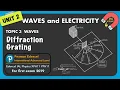 3H diffraction grating Unit 2 Waves and Electricity IAL Level Physics