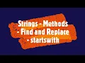 PYTHON - Strings