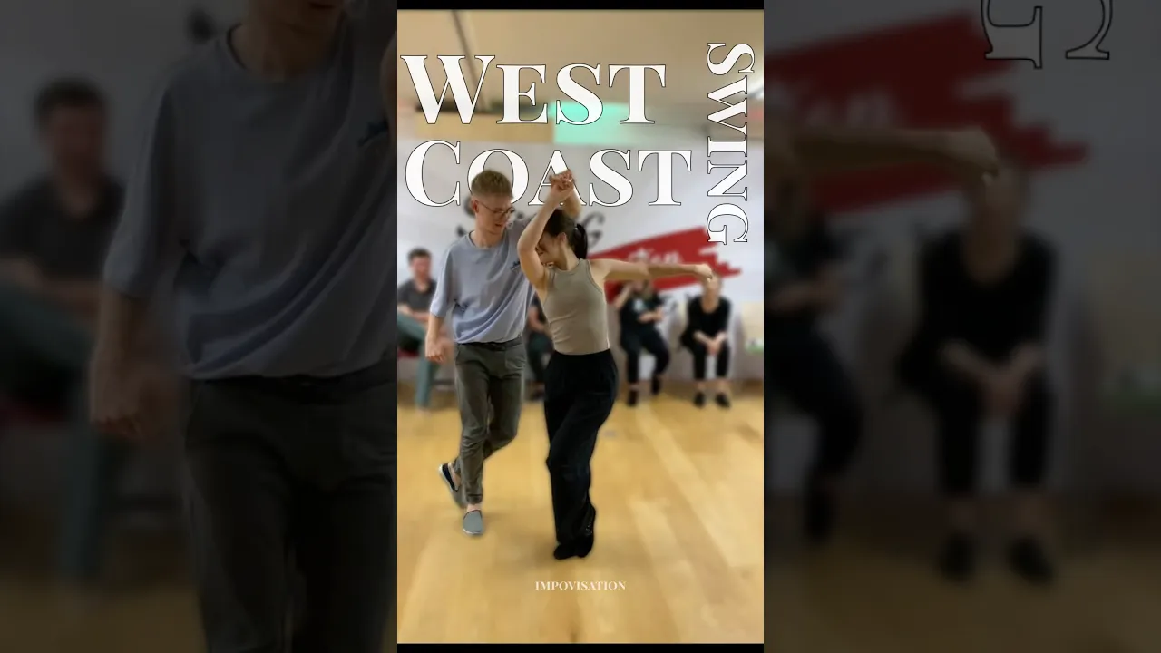 West Coast Swing Improvisation part 1 #semionmaria #westcoastswing #modernswing #improvisation #wcs