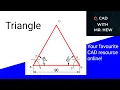 How to draw triangles given the base and two angles