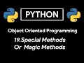 Special Methods Magic Method Dunder Python OOPS Tutorial 19