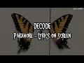 PARAMORE - DECODE ON SCREEN