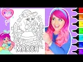 Coloring Kimmi The Clown Calendar Coloring Book MARCH Coloring Page St Patrick s Day Coloring