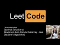 leetcode Maximum Sum Circular Subarray Kadane algorithm Java solution